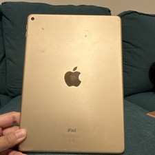 Apple iPad Gold Tablet A1566, Model iPad, Gold Color, MPN A1566, Wi-Fi, 9.7-Inch