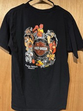 Vintage Harley Davidson Looney Tunes Puerto Vallarta T Shirt Large (P1)