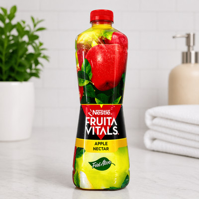 Nestle Fruita Vitals Apple Nectar Juice Drink 1L 33.8oz Refreshing Drink