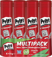 Pritt Klebestift, Kinderfreundlicher Kleber FüR Schule & BüRo, 4X11G | 97% NatüR