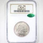 1912 50C NGC/CAC MS64 - Barber Half Dollar