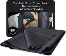 House2Home 60 Inch x 3 Yard Upholstery Black Cambric Dust Cover Fabric... 