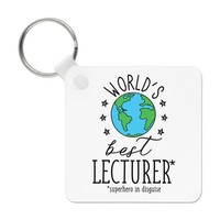 World's Best Lecturer SchlüSselanhäNger Worlds Best Favorit Scherz Lustig