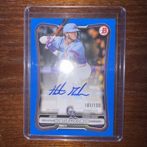 Hunter Goodman 2026 Bowman Hunter Goodman #82 Blue