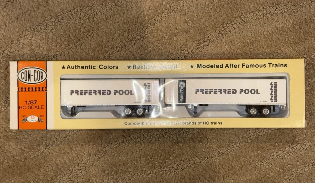 Con-Cor White Plastic HO Model Railroad Freight Cars for sale | eBay