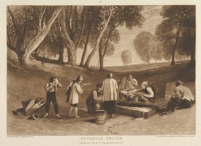 Turner Juvenile Tricks Romantische Meereslandschaft Wandbild Druck Poster Maritime Atmosphäre