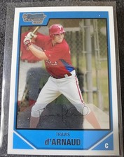 2007 Bowman Draft Picks & Prospects Chrome Draft Picks - Travis d'Arnaud #BDPP14