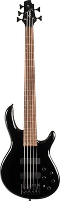 Cort C5DELUXEBK Artisan Series C5 Deluxe Bass Guitar (5 String). Black