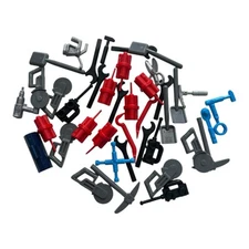 Lego Minifigure Accessories Tools Garage Construction Lot Of 40 Parts