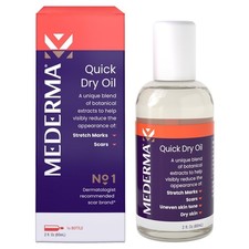 Mederma Quick Dry Oil 2 Oz Bottle- Scar and Stretch Mark Treatment - Exp 09/2026
