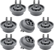 Cenipar DD66-00023A Dishwasher Wheels Lower Upper Rack Roller (8Pack)... 