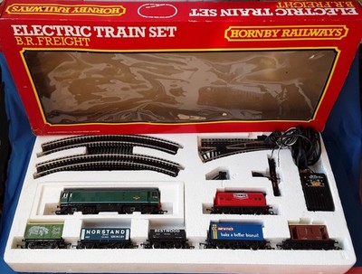 KOFFER - ELECTRIC TRAIN SET - B.R.FREIGHT - HORNBY RAILWAYS - HO (SIEHE HINWEIS)