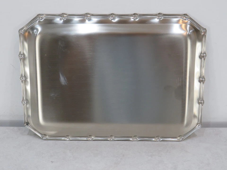 Vintage Farberware Stainless Steel Rectangular Serve Tray H1160 - Image 3 of 4