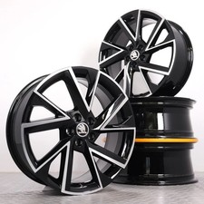 Alufelgen 18 Zoll Skoda Kamiq & Scala NW Original Felgen Felgensatz Vega gedreht