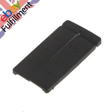 USB HDMI AV Video Out MIC Rubber Door Cover For Canon 50D Black Camera D