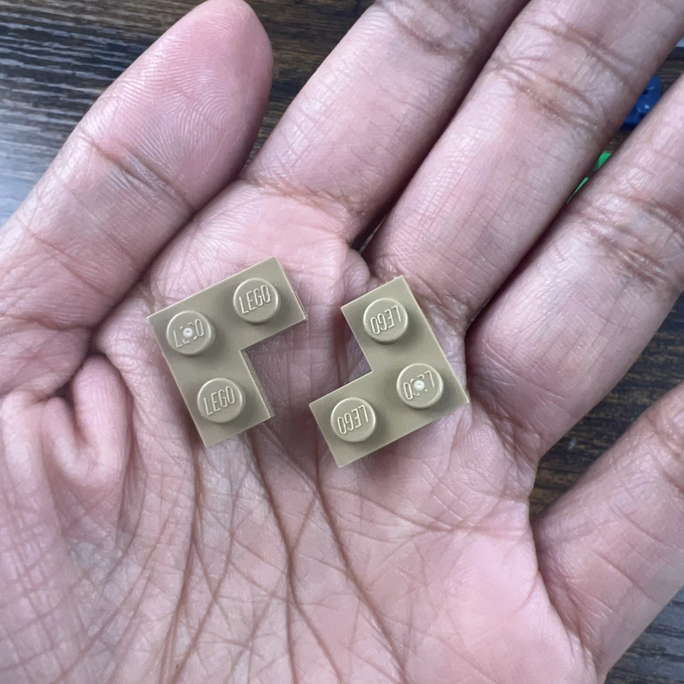 36 Piece Genuine LEGO 1x2x2  Multicolor Lot - Blue/Gray/Brown/Green/Teal - Image 2 of 4