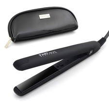 Mini Hair Iron, 1/2 Inch Ceramic Tourmaline Hair Straightener with Travel Bag...