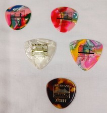 Golden Gate Guitar Picks - Stiff X-Stiff Assorted Colors - 5 Pack