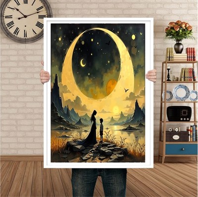 Sci Fi Wandbild Poster Größe A3
