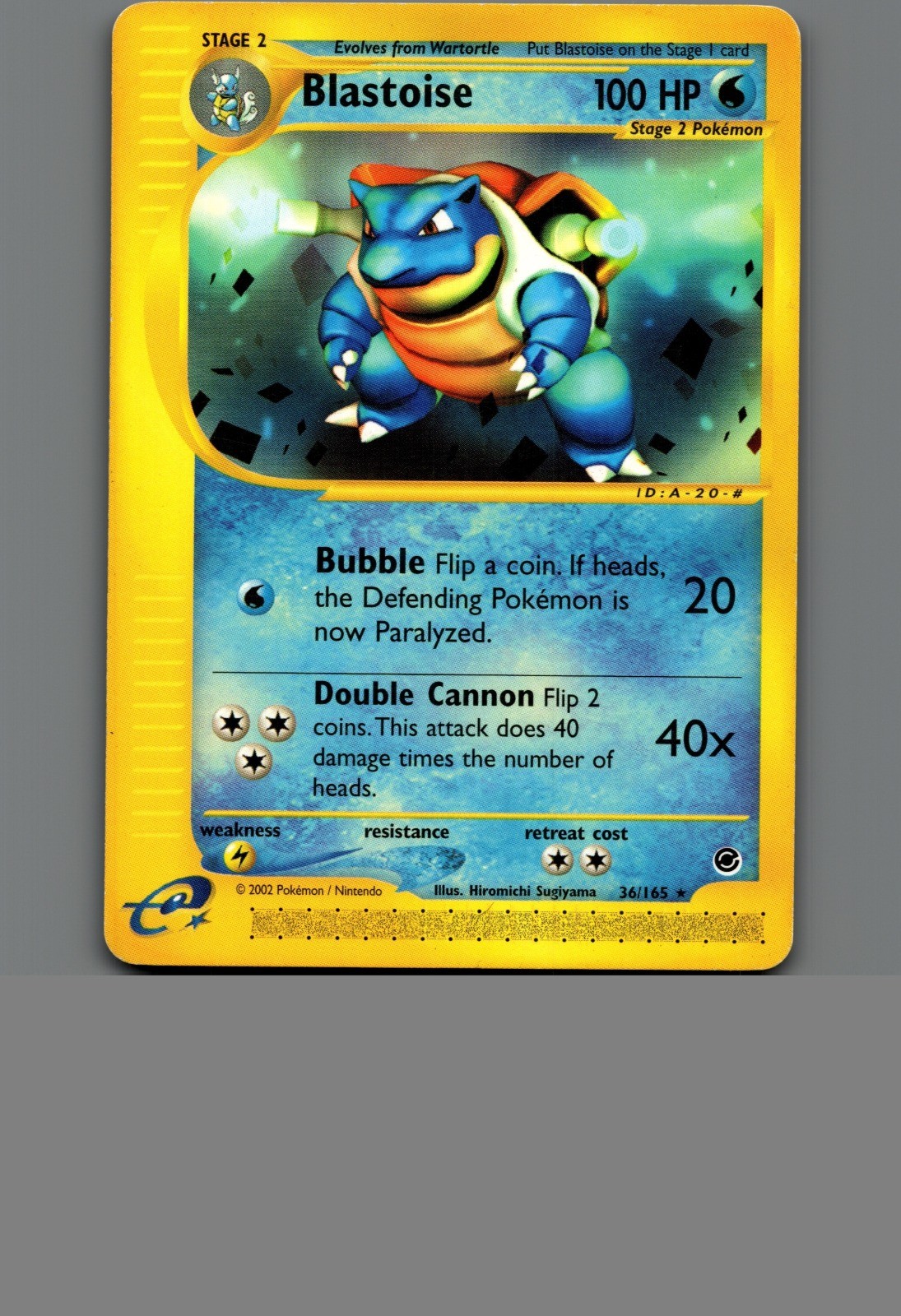 Blastoise (36) Rare Expedition 036/165 NM Blastoise (36) Blastoise (36)