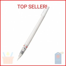 Kuretake Zig Fude Brush Pen, Fine tip marker, White Ink Refillable, for Calligra