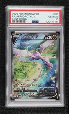 Aerodactyl V Ultra Rare Pokémon Sword & Shield Lost Origin PSA 10 GEM MT