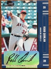 2005 Playoff Prestige Robb Quinlan Autographed #20 Los Angeles Angels MLB