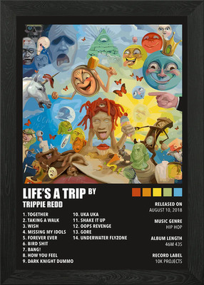 Life's a Trip by Trippie Redd Framed Wall Art Poster Canvas Print Picture