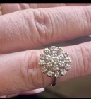 14K White Gold Diamond Ring — photo 1