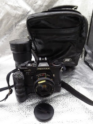 Pentax Super A Kamera Vintage Fotografie Ausrüstung  SMC Pentax-A 1:2.8 28mm