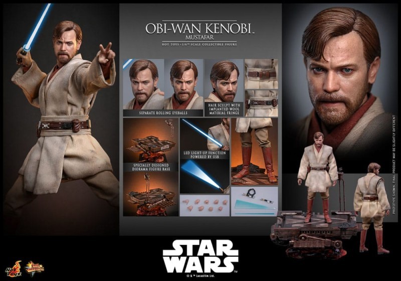Hot Toys MMS843 Obi-Wan Kenobi (Mustafar)