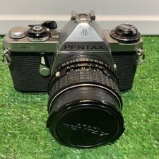 Asahi Pentax ME 35mm Film Camera SMC M 50mm f1.7 Film Tested Work New Batteries