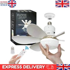 40W LED Ceiling Fan with Light Dimmable E27 Bedroom Living Room Fan Lamp Modern