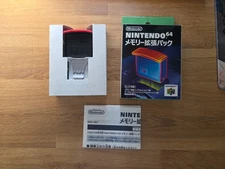 Boxed Official Nintendo 64 N64 Expansion Pak Pack NUS-007 OEM Zelda TESTED