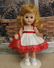 VOGUE  Ginny Doll Vintage BKW 1957 Tagged Outfit w/Ginny Purse