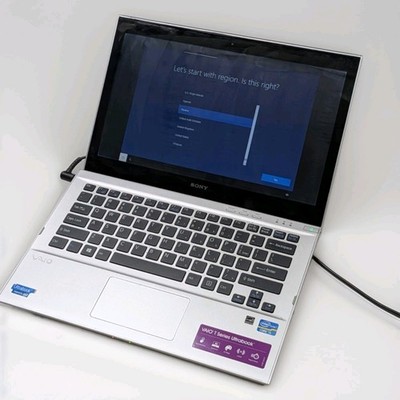 Read - Sony Vaio Ultrabook SVT131a11L Intel i5 1.70 GHZ 6GB Ram 500GB HDD 15''