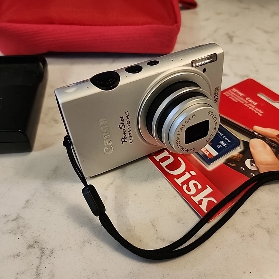 Canon IXUS 125 ELPH 110 HS 16.1 MP Digital Camera Full HD 5x Optical Zoom Silver - Image 3 of 4