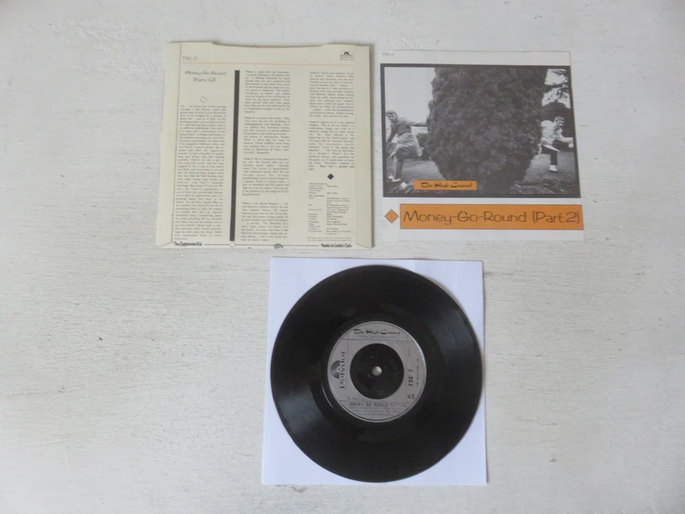 THE STYLE COUNCIL Money-Go-Round POLYDOR UK 1ST VINYL PRESSING 7" & INSERT TSC2 - Image 2 of 4