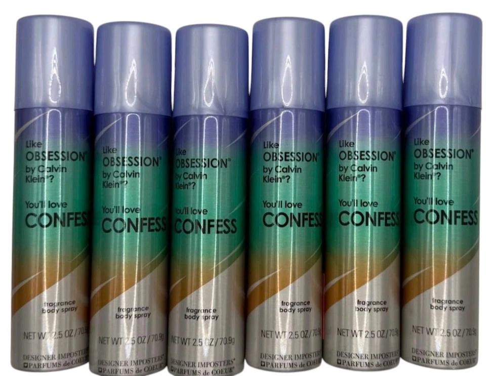 10 Designer Imposters Confess by Parfums De Coeur desodorante spray corporal 2,5 oz Foto 2 de 3