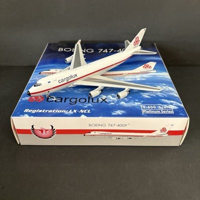 Phoenix Models 1:400 Cargolux Boeing 747-400ERF LX-NCL PH411637 Scale Diecast