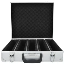 Storage & Display Aluminum Black Box Case Holds 100 PCGS NGC Coin Holders Slabs