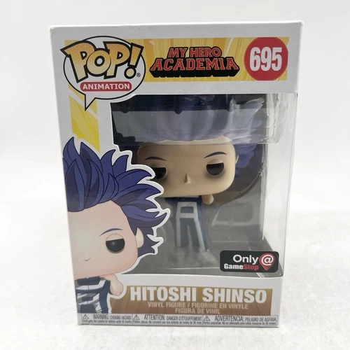 Funko Pop! Hitoshi Shinso #695 My Hero Academia Gamestop Exclusive W/Protector