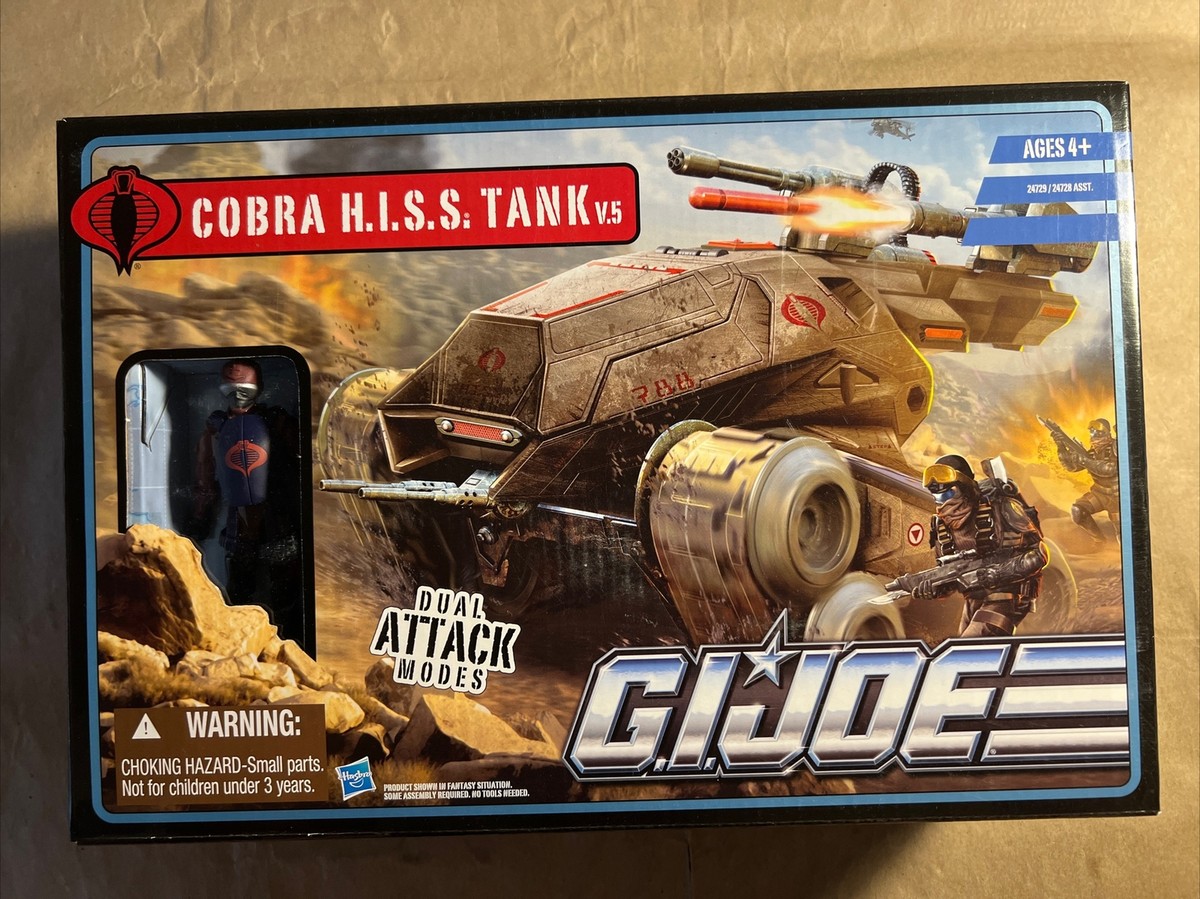 ミリタリー G.I. Joe Cobra H.I.S.S. Tank V.5 GI Joe Pursuit Of Cobra HISS Tank V5 With HISS Driver Review