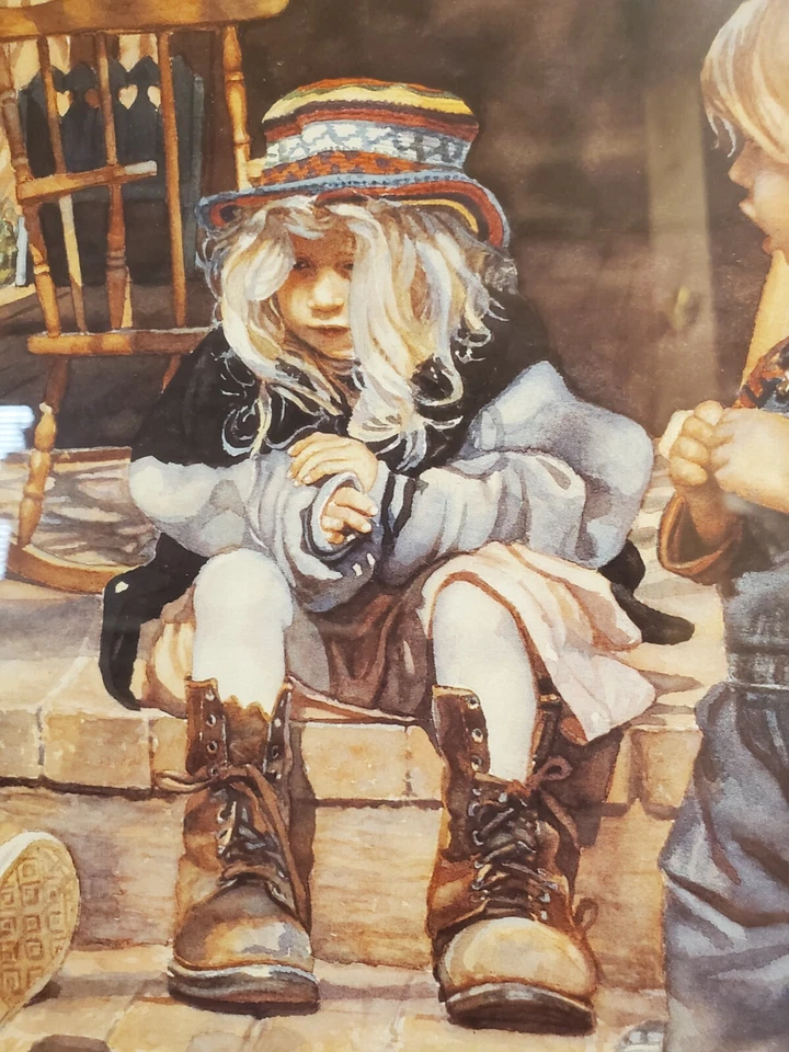 Steve Hanks "Zapatos grandes para llenar" Conservación enmarcado #404/1500 con certificado de autenticidad Foto 4 de 4