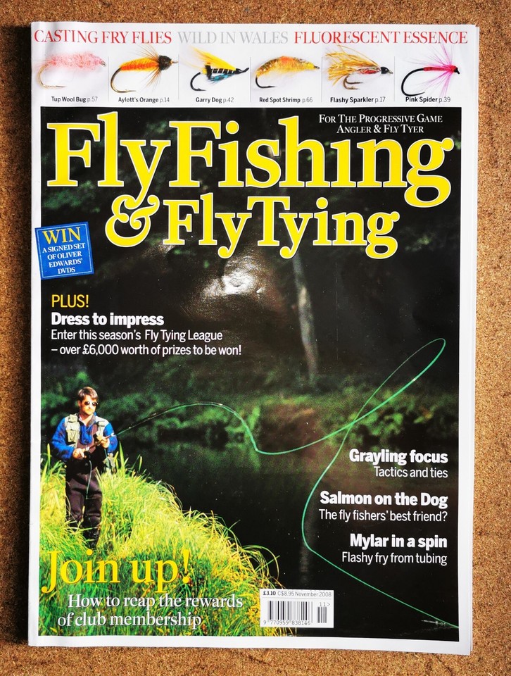 FLY FISHING FLY TYING Game Fish Bulk Job Lot Bundle Magazines x 7