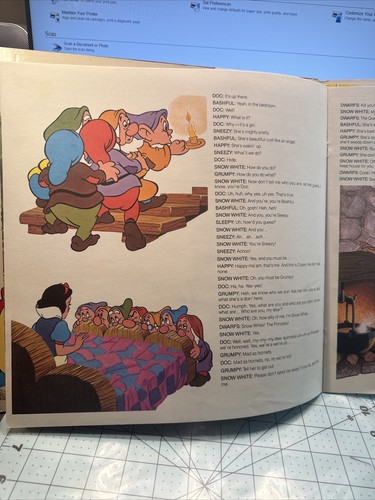 Snow White & The Seven Dwarfs Disneyland Records 3906 Mono LP & Book VG+/VG+ - Picture 9 of 18