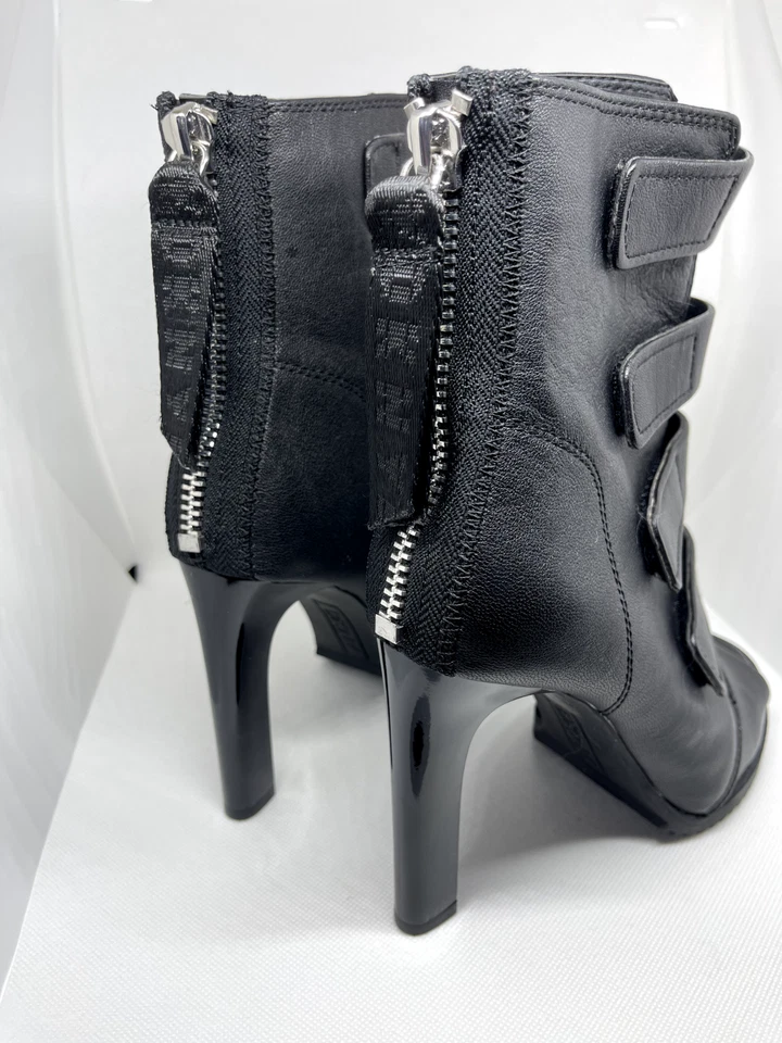 DKNY STRAPPY OPEN TOE BOOTS - Image 2 of 4