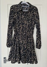 ☆☆ Bnwot AX PARIS Printed Belted Mini Shirt Dress Size 12 ☆☆
