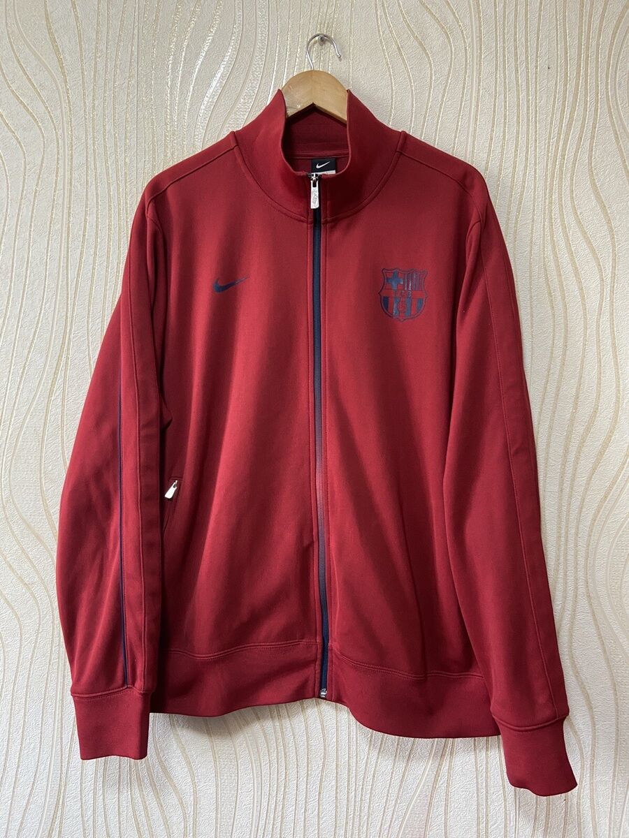 BARCELONA N98 AUTHENTIC FOOTBALL SOCCER TRACK JACKET NIKE BARCELONA N98 AUTHENTIC FOOTBALL SOCCER TRACK JACKET NIKE