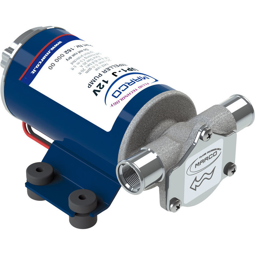 Marco UP1-J 24V Pompa Girante Nitrile | 28 l/min Nautica e Industria